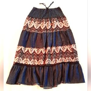 Roommates Patchwork Style Crochet Skirt or Dress